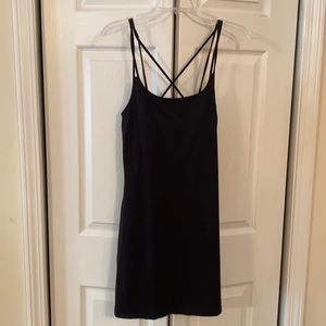 Black spandex dress